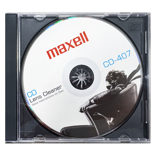 Maxell 197342 CD Lens Cleaner, CD-407