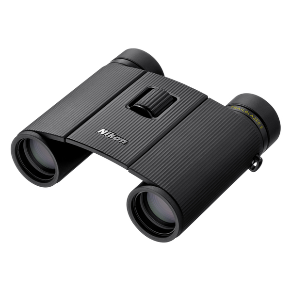 Nikon 16853 TRAILBLAZER II Compact Waterproof 10x25 Binoculars with Neck Strap, Case, and Caps for Paddlesports, Boating, Lake, Beach, Rain, Sleet, Snow