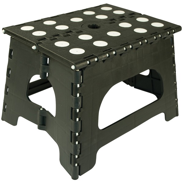 Range Kleen SS1B 1-Step Folding Step Stool, Black