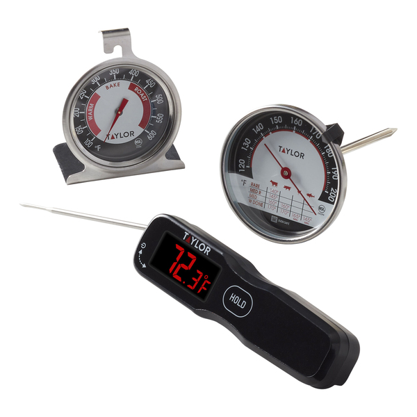 Taylor Precision Products 5284387M 3-Piece Essential Kitchen Thermometer Set