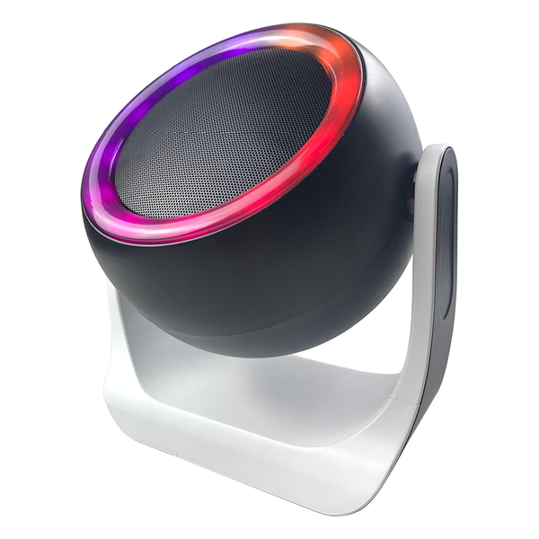 RCA Beat-3 10-Watt BEAT-3 Micro Boom Portable Bluetooth Flame Mini Speaker with TWS, RGB Lights, USB/microSD Card, FM Radio, up to 6 Hours Play Time