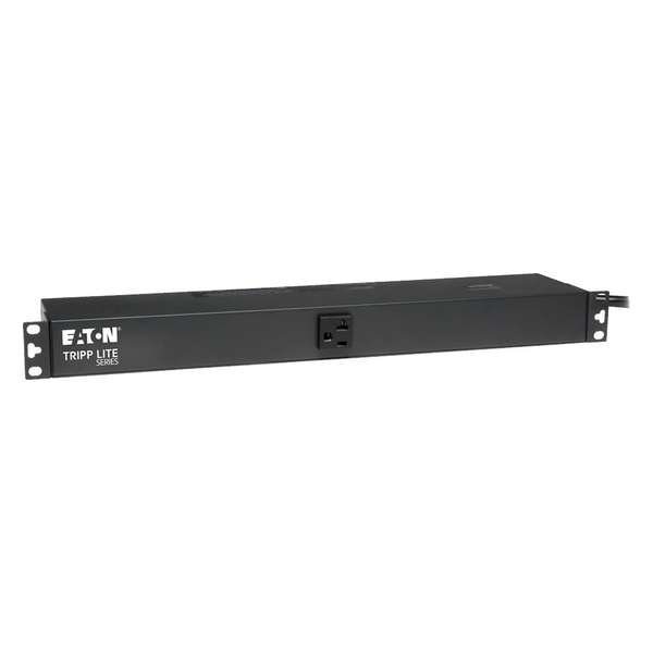Tripp Lite by Eaton PDU1220T Single-Phase 120V Basic PDU, 2.4 kW, 13 NEMA 5-15/20R Outlets, NEMA L5-20P Input, 15-Ft. Cord, 1U Rackmount, PDU1220T