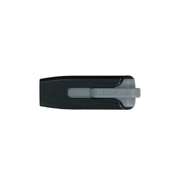 Verbatim 49189 128-GB Store 'n' Go V3 USB 3.2 Gen 1 Flash Drive, Gray