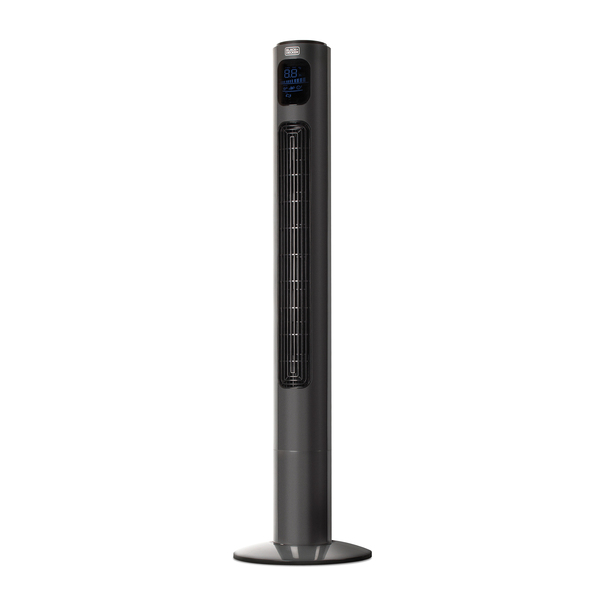 BLACK+DECKER BFTR146 46-In. 3-Speed Oscillating Tower Fan with Remote, Black, BFTR146
